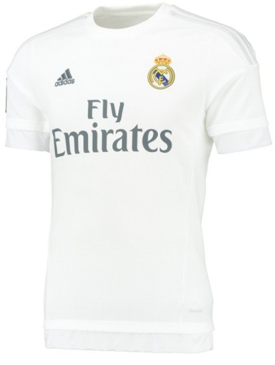 Camisa I Real Madrid 2015 2016 Retro Adidas